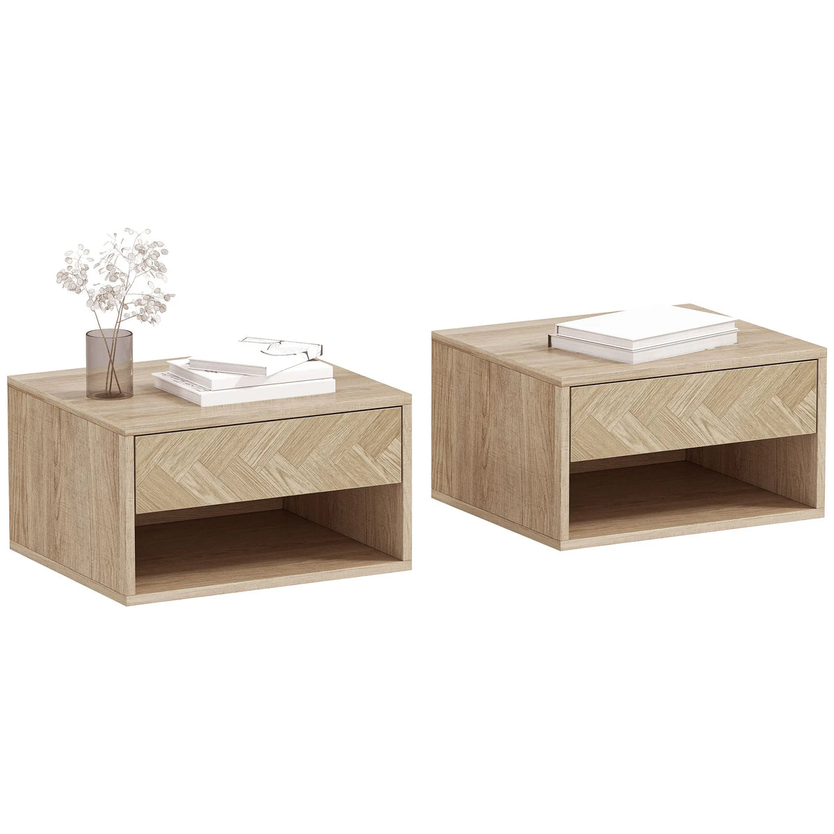 Duo Chevet Flottant en bois