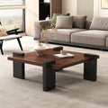 Table basse Carrée Antique en bois