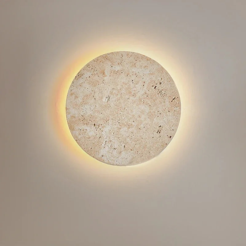 Applique Éclipse en pierre naturelle